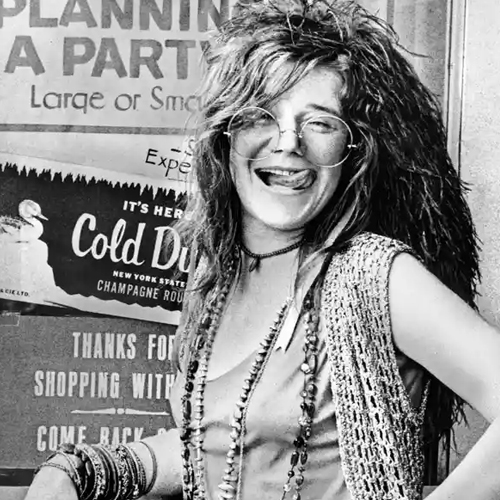 Janis Joplin-Born: 19 January 1943-4 October 1970